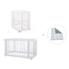 Culla, lettino e letto insieme (4in1) bianco · Crea Tre Bianco C301-M1100