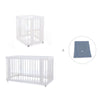 Culla, lettino e letto insieme (4in1) bianco · Crea Tre Bianco C301-M1100