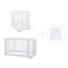 Culla, lettino e letto insieme (4in1) bianco · Crea Tre Bianco C301-M1100