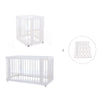 Culla, lettino e letto insieme (4in1) bianco · Crea Tre Bianco C301-M1100