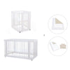 Culla, lettino e letto insieme (4in1) bianco · Crea Tre Bianco C301-M1100