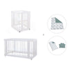 Culla, lettino e letto insieme (4in1) bianco · Crea Tre Bianco C301-M1100