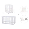 Culla, lettino e letto insieme (4in1) bianco · Crea Tre Bianco C301-M1100