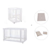 Culla, lettino e letto insieme (4in1) bianco · Crea Tre Bianco C301-M1100