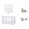 Culla, lettino e letto insieme (4in1) bianco · Crea Tre Bianco C301-M1100