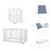 Culla, lettino e letto insieme (4in1) bianco · Crea Tre Bianco C301-M1100