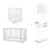 Culla, lettino e letto insieme (4in1) bianco · Crea Tre Bianco C301-M1100