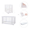 Culla, lettino e letto insieme (4in1) bianco · Crea Tre Bianco C301-M1100