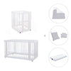 Culla, lettino e letto insieme (4in1) bianco · Crea Tre Bianco C301-M1100