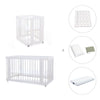 Culla, lettino e letto insieme (4in1) bianco · Crea Tre Bianco C301-M1100
