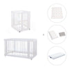 Culla, lettino e letto insieme (4in1) bianco · Crea Tre Bianco C301-M1100