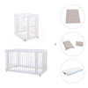 Culla, lettino e letto insieme (4in1) bianco · Crea Tre Bianco C301-M1100