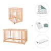 Culla, lettino e letto insieme (4in1) legno · Crea Tre Nomad C301-M5000