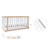 Lettino-letto 70x140 cm (3in1) legno/bianco · Crea Plus Due C350-M5011
