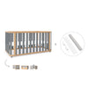 Lettino-letto 70x140 cm (3in1) legno/grigio · Crea Plus Due C350-M5058