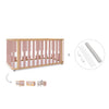 Lettino-letto 70x140 cm (3in1) legno/rosa · Crea Plus Due C350-M5059