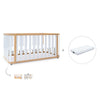 Lettino-letto 70x140 cm (3in1) legno/bianco · Crea Plus Due C350-M5011