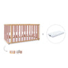 Lettino-letto 70x140 cm (3in1) legno/rosa · Crea Plus Due C350-M5059