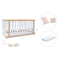 Lettino-letto 70x140 cm (3in1) legno/bianco · Crea Plus Due C350-M5011