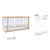 Lettino-letto 70x140 cm (3in1) legno/bianco · Crea Plus Due C350-M5011