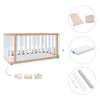 Lettino-letto 70x140 cm (3in1) legno/bianco · Crea Plus Due C350-M5011
