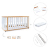 Lettino-letto 70x140 cm (3in1) legno/bianco · Crea Plus Due C350-M5011