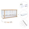 Lettino-letto 70x140 cm (3in1) legno/bianco · Crea Plus Due C350-M5011