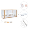 Lettino-letto 70x140 cm (3in1) legno/bianco · Crea Plus Due C350-M5011