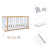 Lettino-letto 70x140 cm (3in1) legno/bianco · Crea Plus Due C350-M5011