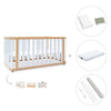 Lettino-letto 70x140 cm (3in1) legno/bianco · Crea Plus Due C350-M5011