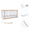 Lettino-letto 70x140 cm (3in1) legno/bianco · Crea Plus Due C350-M5011