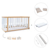 Lettino-letto 70x140 cm (3in1) legno/bianco · Crea Plus Due C350-M5011