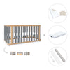 Lettino-letto 70x140 cm (3in1) legno/grigio · Crea Plus Due C350-M5058