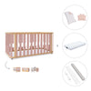 Lettino-letto 70x140 cm (3in1) legno/rosa · Crea Plus Due C350-M5059
