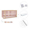 Lettino-letto 70x140 cm (3in1) legno/rosa · Crea Plus Due C350-M5059