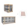 Culla, lettino e letto (4in1) legno/grigio · Crea Plus Tre C351-M5058