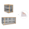 Culla, lettino e letto (4in1) legno/grigio · Crea Plus Tre C351-M5058