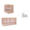 Culla, lettino e letto (4in1) legno/rosa · Crea Plus Tre C351-M5059