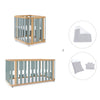 Culla, lettino e letto (4in1) legno/verde · Crea Plus Tre C351-M5057