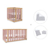 Culla, lettino e letto (4in1) legno/rosa · Crea Plus Tre C351-M5059