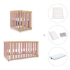 Culla, lettino e letto (4in1) legno/rosa · Crea Plus Tre C351-M5059