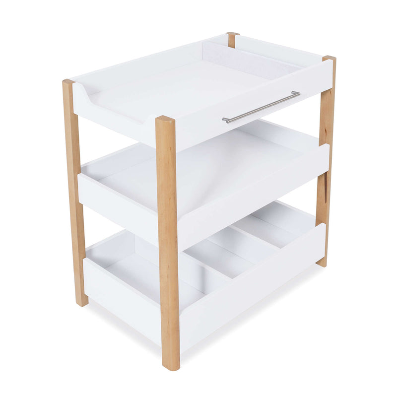 Mobile fasciatoio 50x80 cm con ripiani legno/bianco · Neo Dadá