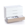 Cassettiera bambini (4 cassetti) stile nordico bianco · Style D247