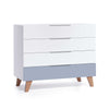 Cassettiera bambini legno (4 cassetti) stile nordico · Lifestyle D247R