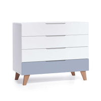 Cassettiera bambini legno (4 cassetti) stile nordico · Lifestyle D247R