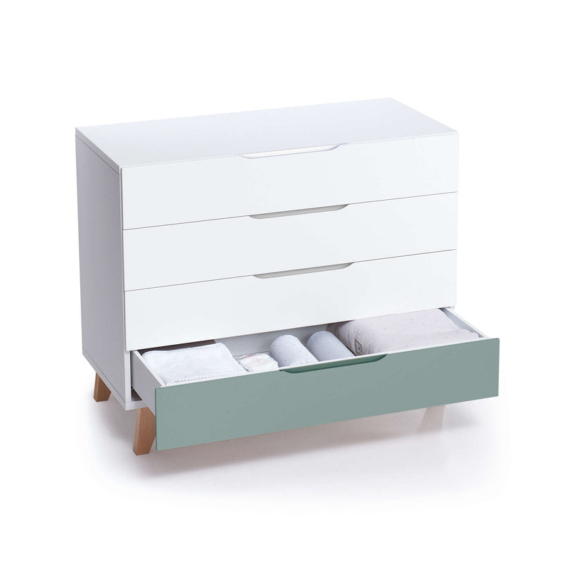 Cassettiera bambini legno (4 cassetti) stile nordico · Lifestyle D247R