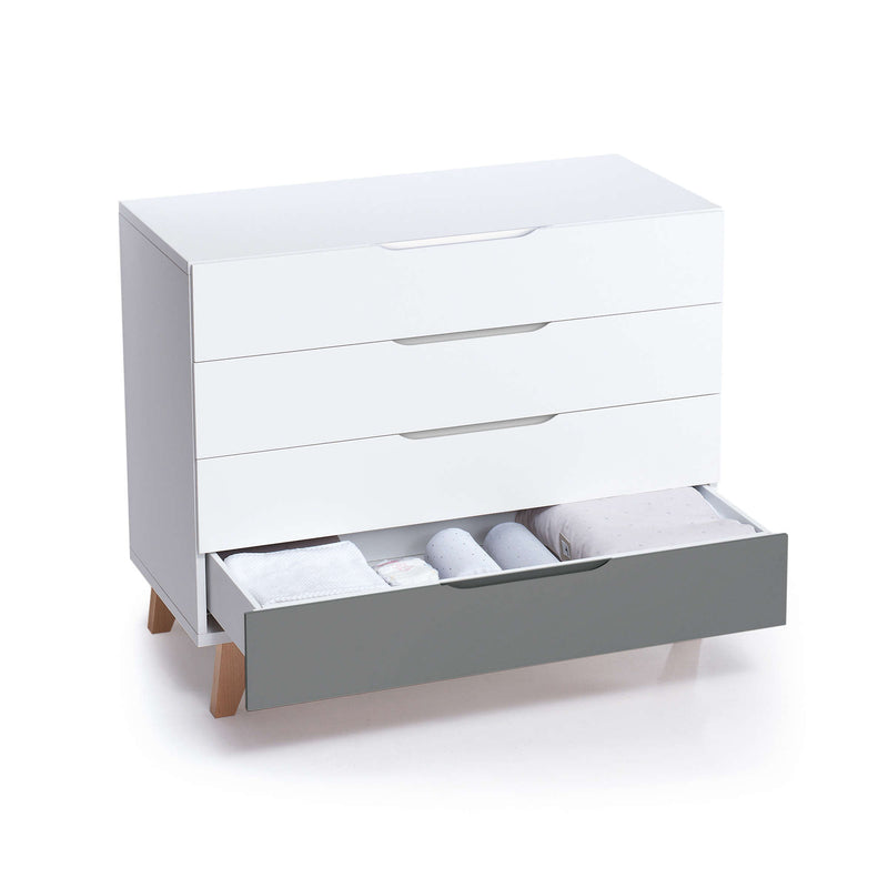 Cassettiera bambini legno (4 cassetti) stile nordico · Lifestyle D247R