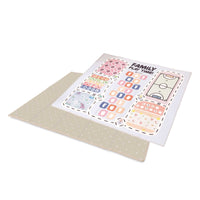 Tappeto gioco per bambini double face (200x180 cm) beige con foglie · Nandina FP116
