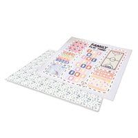 Tappeto gioco per bambini double face (200x180 cm) foglie da eucalipto · Musgo FP118
