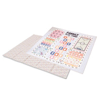 Tappeto gioco per bambini double face (200x180 cm) fiori rosa · Liberty FP132
